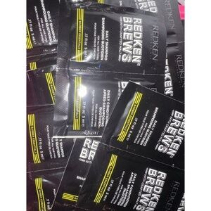Redken Brews‎ daily shampoo and conditioner sample travel men hair care